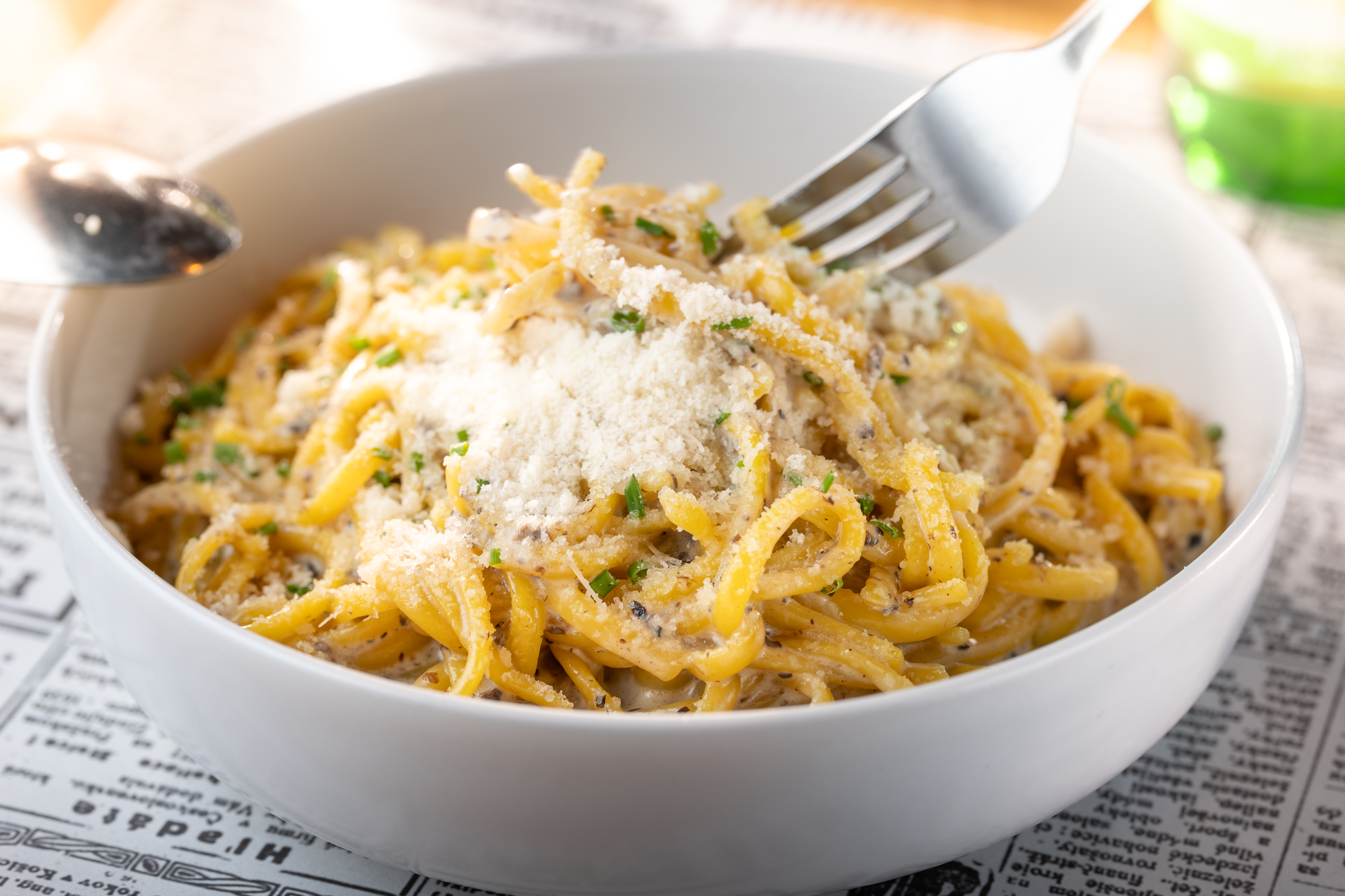 Linguine s hľuzovkovou omáčkou